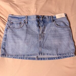 Abercrombie & Fitch Light Blue Mini Skirt